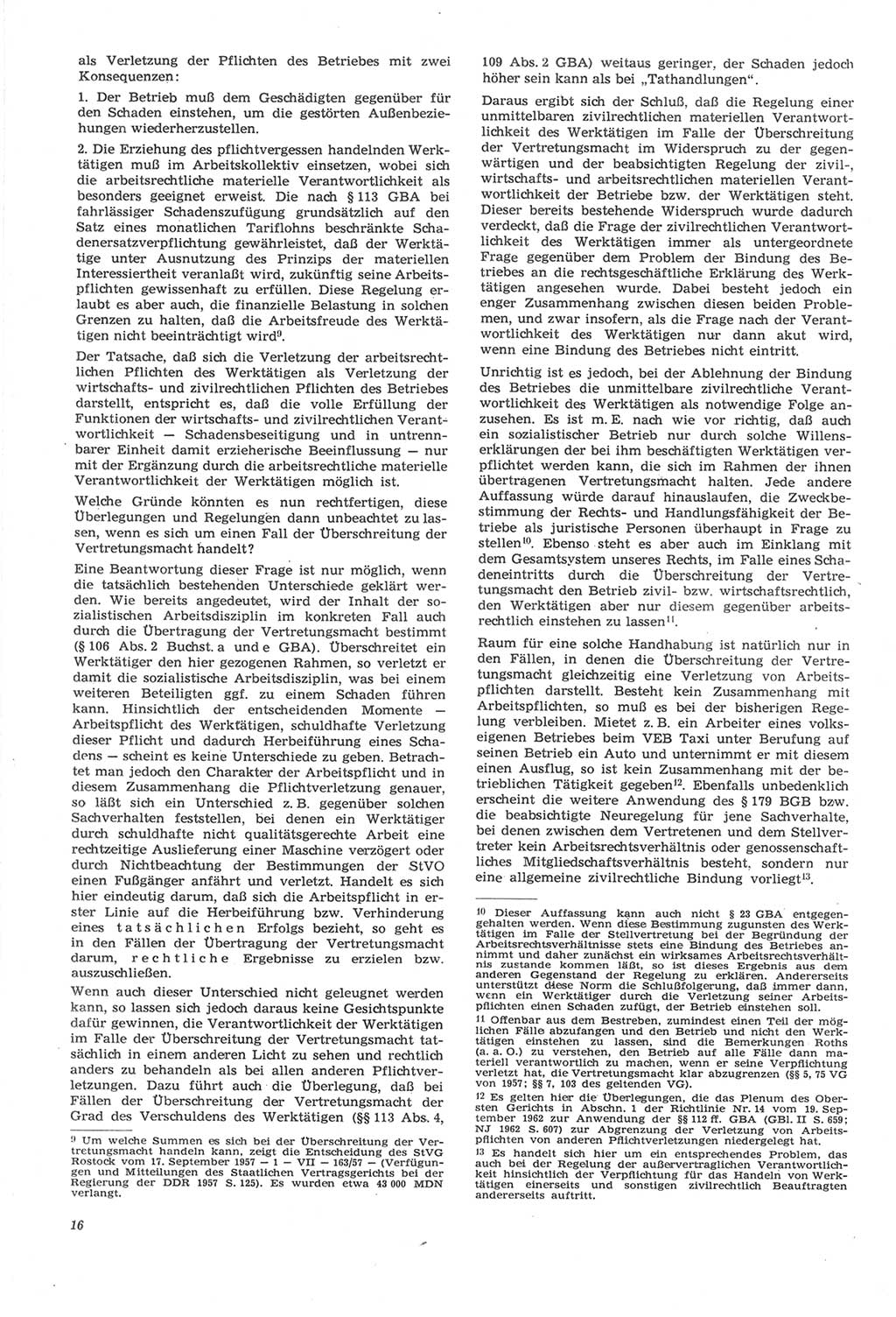Neue Justiz (NJ), Zeitschrift für Recht und Rechtswissenschaft [Deutsche Demokratische Republik (DDR)], 22. Jahrgang 1968, Seite 16 (NJ DDR 1968, S. 16)