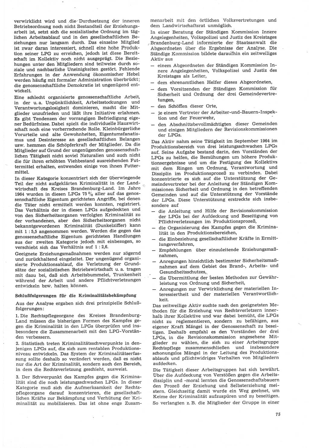 Neue Justiz (NJ), Zeitschrift für Recht und Rechtswissenschaft [Deutsche Demokratische Republik (DDR)], 22. Jahrgang 1968, Seite 75 (NJ DDR 1968, S. 75)