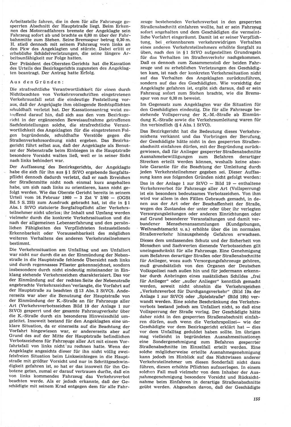 Neue Justiz (NJ), Zeitschrift für Recht und Rechtswissenschaft [Deutsche Demokratische Republik (DDR)], 22. Jahrgang 1968, Seite 155 (NJ DDR 1968, S. 155)