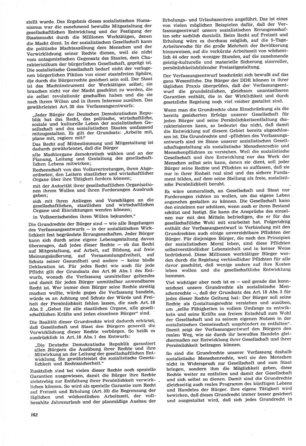 Neue Justiz (NJ), Zeitschrift für Recht und Rechtswissenschaft [Deutsche Demokratische Republik (DDR)], 22. Jahrgang 1968, Seite 162 (NJ DDR 1968, S. 162)