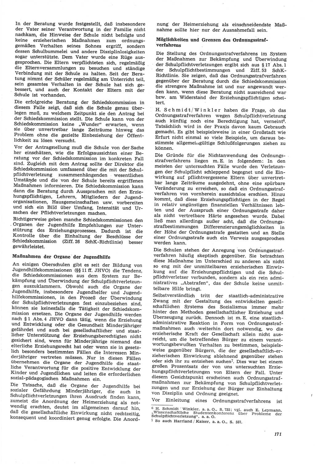 Neue Justiz (NJ), Zeitschrift für Recht und Rechtswissenschaft [Deutsche Demokratische Republik (DDR)], 22. Jahrgang 1968, Seite 171 (NJ DDR 1968, S. 171)