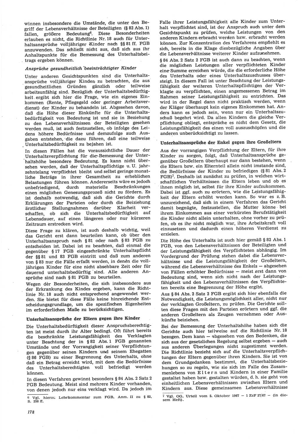 Neue Justiz (NJ), Zeitschrift für Recht und Rechtswissenschaft [Deutsche Demokratische Republik (DDR)], 22. Jahrgang 1968, Seite 178 (NJ DDR 1968, S. 178)