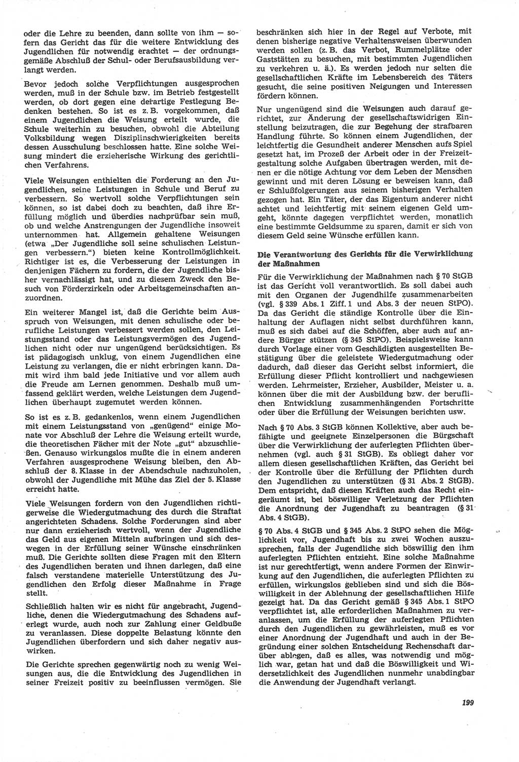 Neue Justiz (NJ), Zeitschrift für Recht und Rechtswissenschaft [Deutsche Demokratische Republik (DDR)], 22. Jahrgang 1968, Seite 199 (NJ DDR 1968, S. 199)