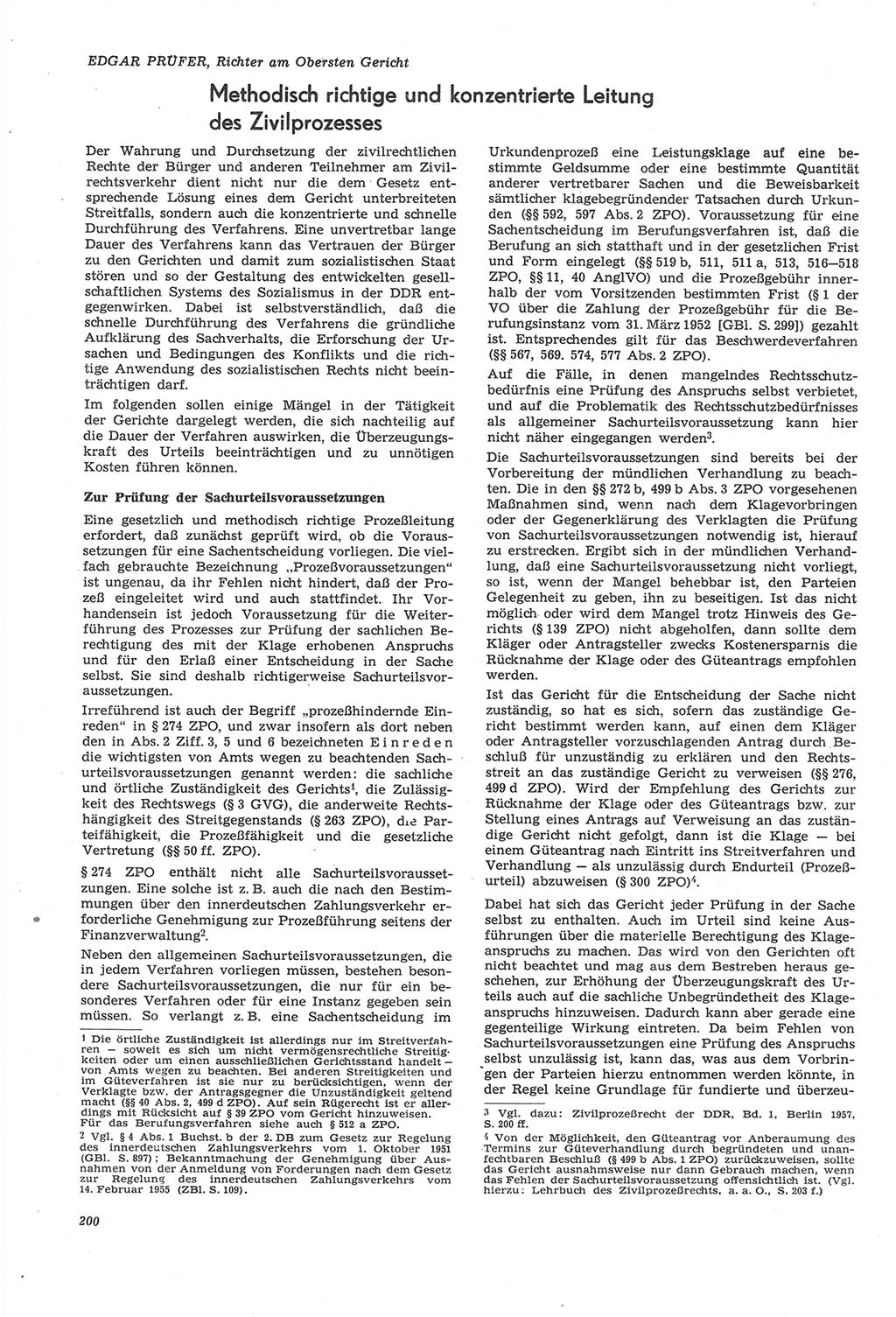 Neue Justiz (NJ), Zeitschrift für Recht und Rechtswissenschaft [Deutsche Demokratische Republik (DDR)], 22. Jahrgang 1968, Seite 200 (NJ DDR 1968, S. 200)