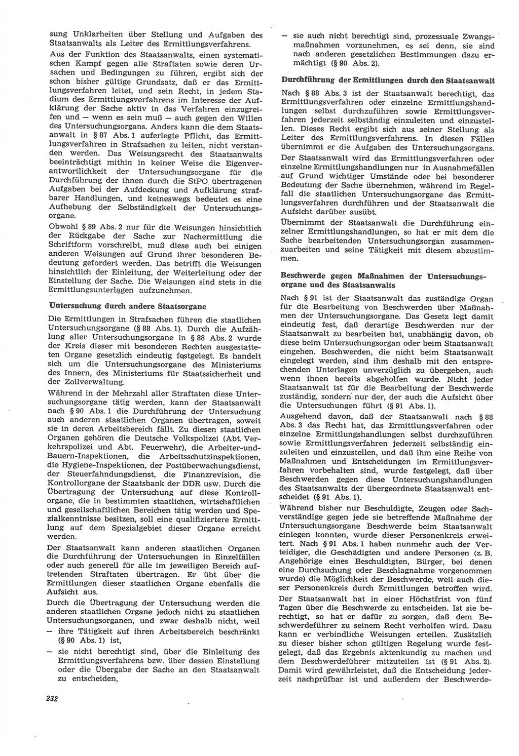 Neue Justiz (NJ), Zeitschrift für Recht und Rechtswissenschaft [Deutsche Demokratische Republik (DDR)], 22. Jahrgang 1968, Seite 232 (NJ DDR 1968, S. 232)