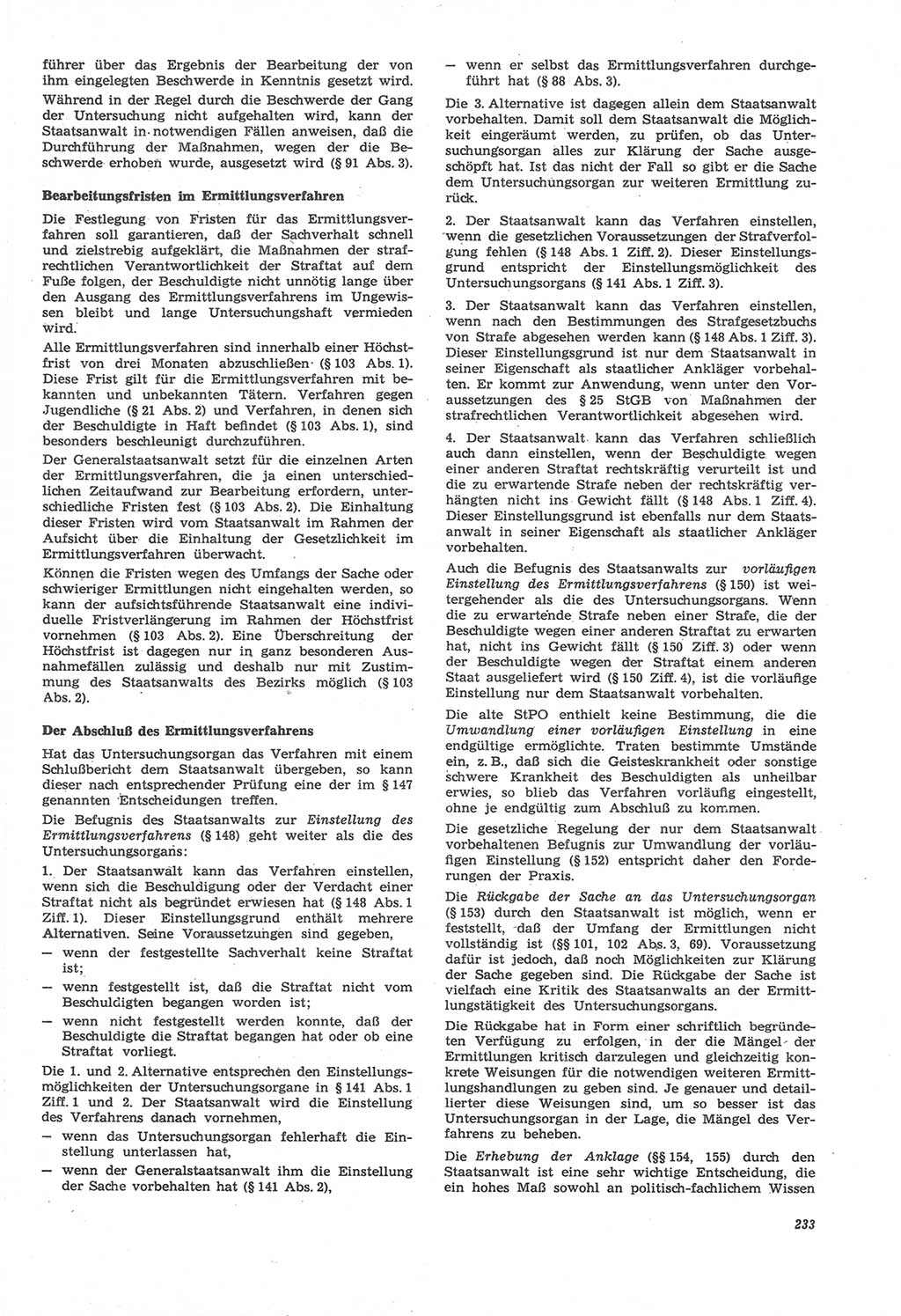 Neue Justiz (NJ), Zeitschrift für Recht und Rechtswissenschaft [Deutsche Demokratische Republik (DDR)], 22. Jahrgang 1968, Seite 233 (NJ DDR 1968, S. 233)