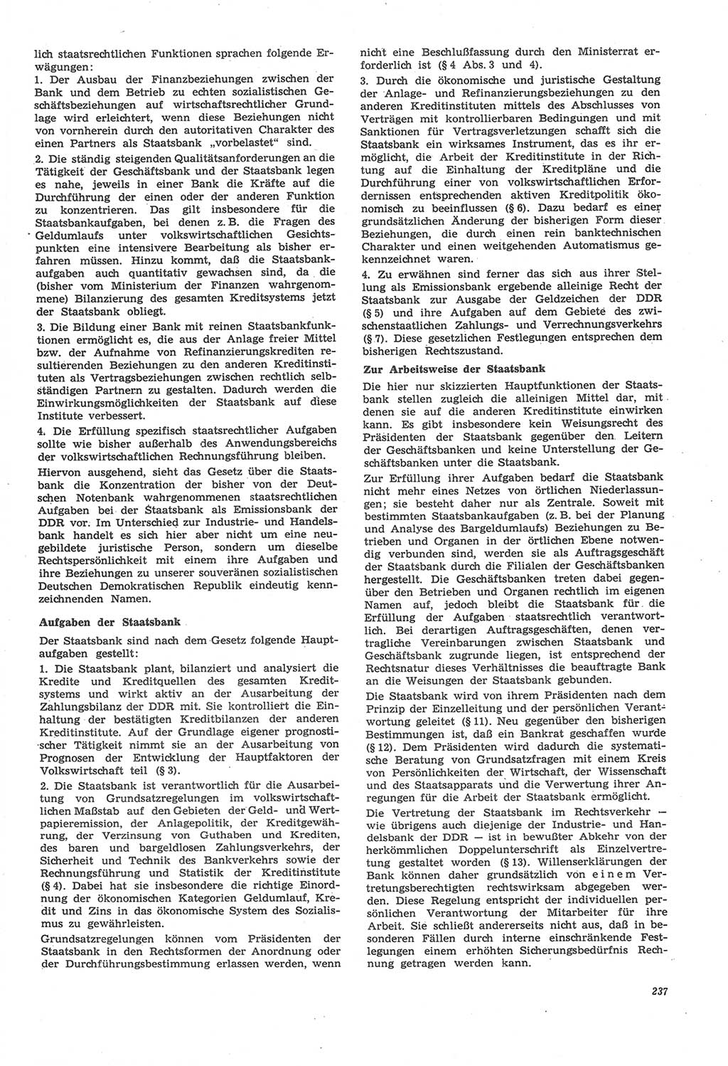 Neue Justiz (NJ), Zeitschrift für Recht und Rechtswissenschaft [Deutsche Demokratische Republik (DDR)], 22. Jahrgang 1968, Seite 237 (NJ DDR 1968, S. 237)