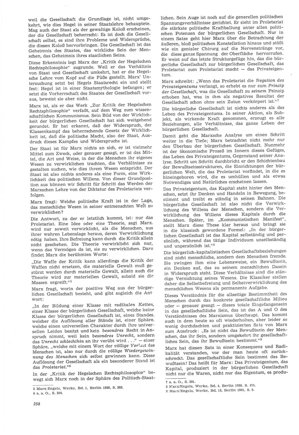 Neue Justiz (NJ), Zeitschrift für Recht und Rechtswissenschaft [Deutsche Demokratische Republik (DDR)], 22. Jahrgang 1968, Seite 258 (NJ DDR 1968, S. 258)