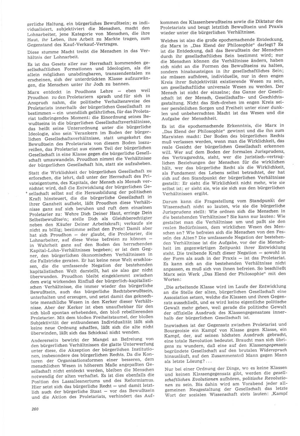 Neue Justiz (NJ), Zeitschrift für Recht und Rechtswissenschaft [Deutsche Demokratische Republik (DDR)], 22. Jahrgang 1968, Seite 260 (NJ DDR 1968, S. 260)