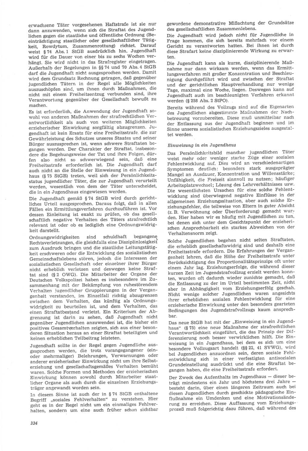 Neue Justiz (NJ), Zeitschrift für Recht und Rechtswissenschaft [Deutsche Demokratische Republik (DDR)], 22. Jahrgang 1968, Seite 334 (NJ DDR 1968, S. 334)