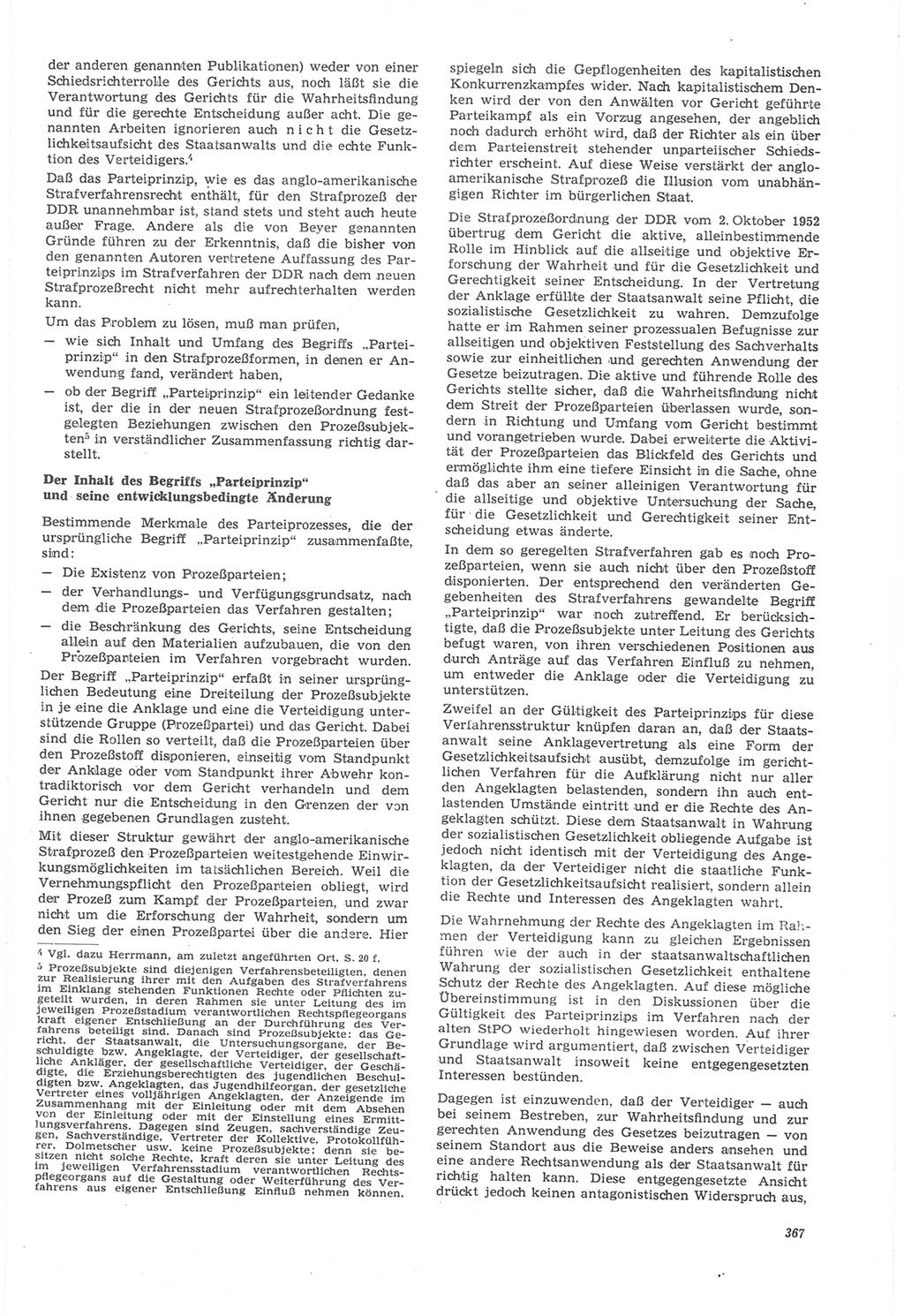 Neue Justiz (NJ), Zeitschrift für Recht und Rechtswissenschaft [Deutsche Demokratische Republik (DDR)], 22. Jahrgang 1968, Seite 367 (NJ DDR 1968, S. 367)