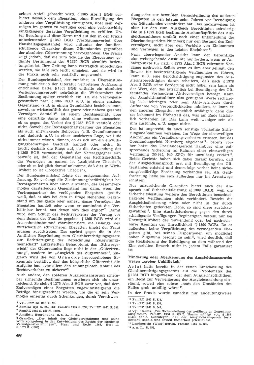 Neue Justiz (NJ), Zeitschrift für Recht und Rechtswissenschaft [Deutsche Demokratische Republik (DDR)], 22. Jahrgang 1968, Seite 406 (NJ DDR 1968, S. 406)