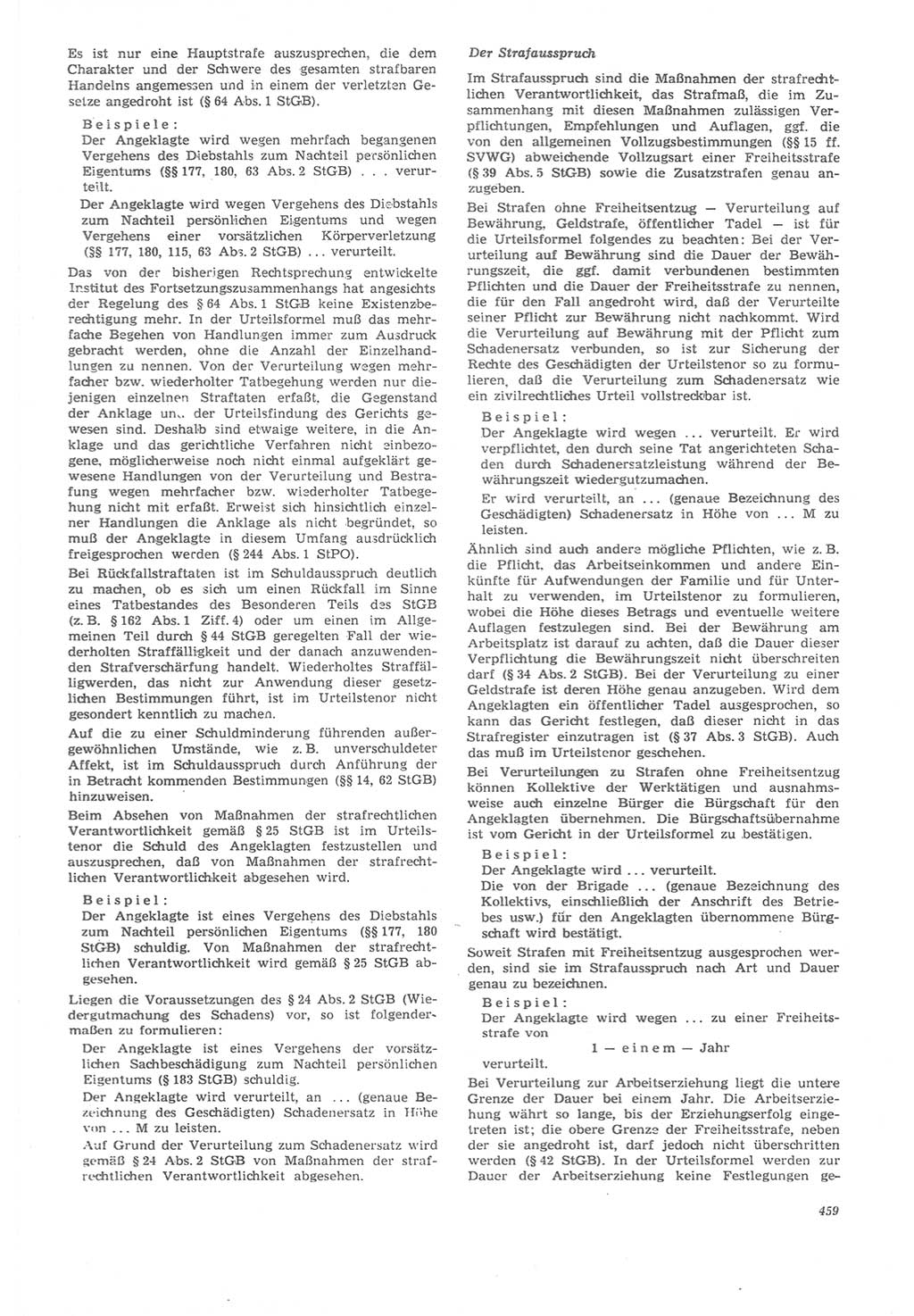 Neue Justiz (NJ), Zeitschrift für Recht und Rechtswissenschaft [Deutsche Demokratische Republik (DDR)], 22. Jahrgang 1968, Seite 459 (NJ DDR 1968, S. 459)