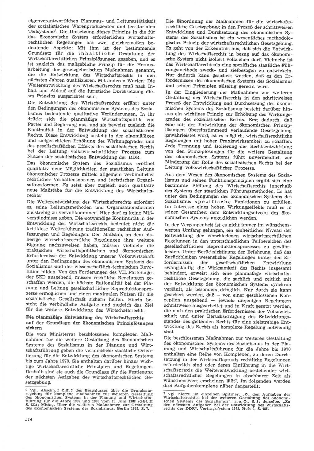 Neue Justiz (NJ), Zeitschrift für Recht und Rechtswissenschaft [Deutsche Demokratische Republik (DDR)], 22. Jahrgang 1968, Seite 514 (NJ DDR 1968, S. 514)