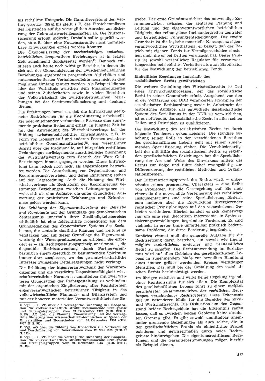 Neue Justiz (NJ), Zeitschrift für Recht und Rechtswissenschaft [Deutsche Demokratische Republik (DDR)], 22. Jahrgang 1968, Seite 517 (NJ DDR 1968, S. 517)