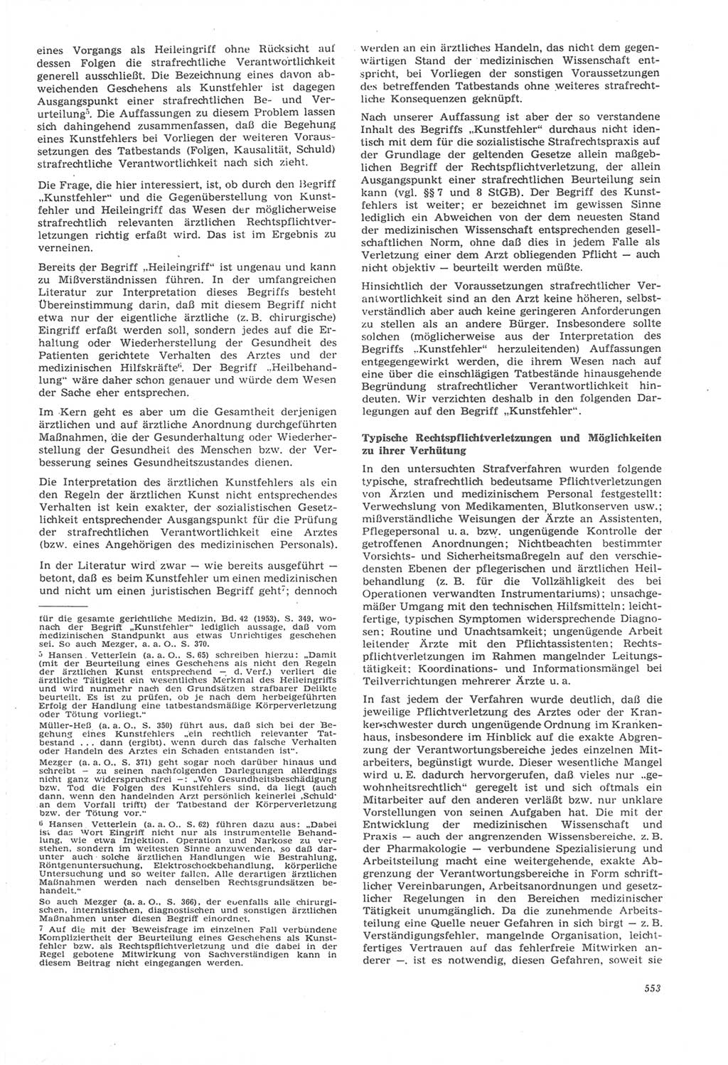Neue Justiz (NJ), Zeitschrift für Recht und Rechtswissenschaft [Deutsche Demokratische Republik (DDR)], 22. Jahrgang 1968, Seite 553 (NJ DDR 1968, S. 553)