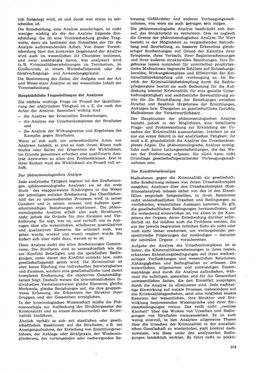 Neue Justiz (NJ), Zeitschrift für Recht und Rechtswissenschaft [Deutsche Demokratische Republik (DDR)], 22. Jahrgang 1968, Seite 579 (NJ DDR 1968, S. 579)