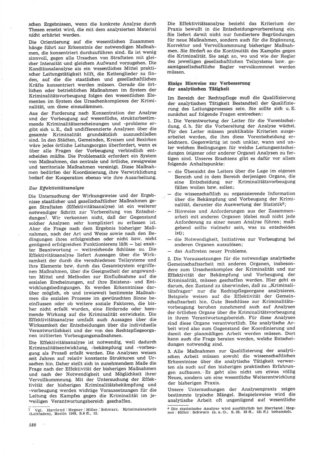 Neue Justiz (NJ), Zeitschrift für Recht und Rechtswissenschaft [Deutsche Demokratische Republik (DDR)], 22. Jahrgang 1968, Seite 580 (NJ DDR 1968, S. 580)