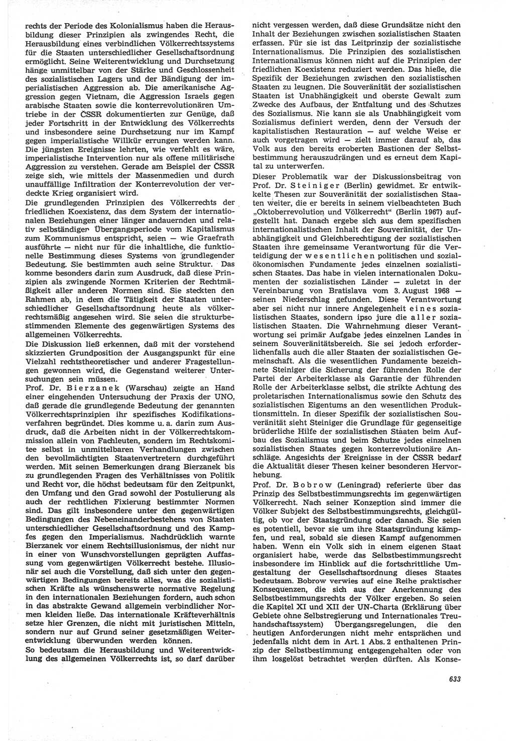 Neue Justiz (NJ), Zeitschrift für Recht und Rechtswissenschaft [Deutsche Demokratische Republik (DDR)], 22. Jahrgang 1968, Seite 633 (NJ DDR 1968, S. 633)
