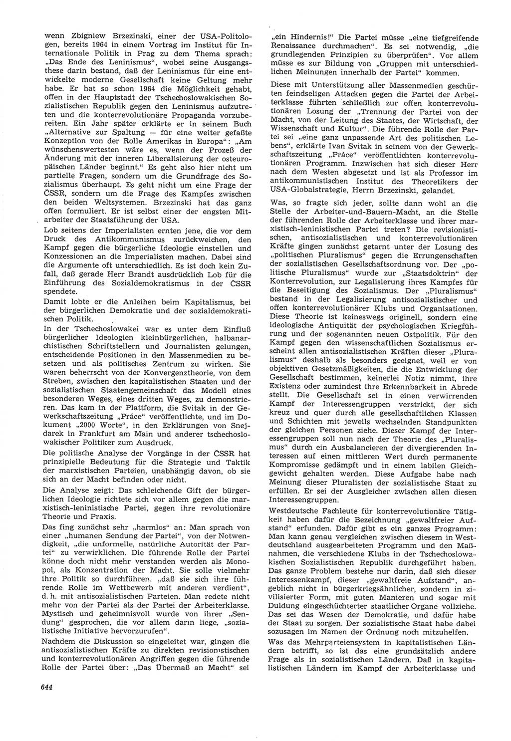 Neue Justiz (NJ), Zeitschrift für Recht und Rechtswissenschaft [Deutsche Demokratische Republik (DDR)], 22. Jahrgang 1968, Seite 644 (NJ DDR 1968, S. 644)