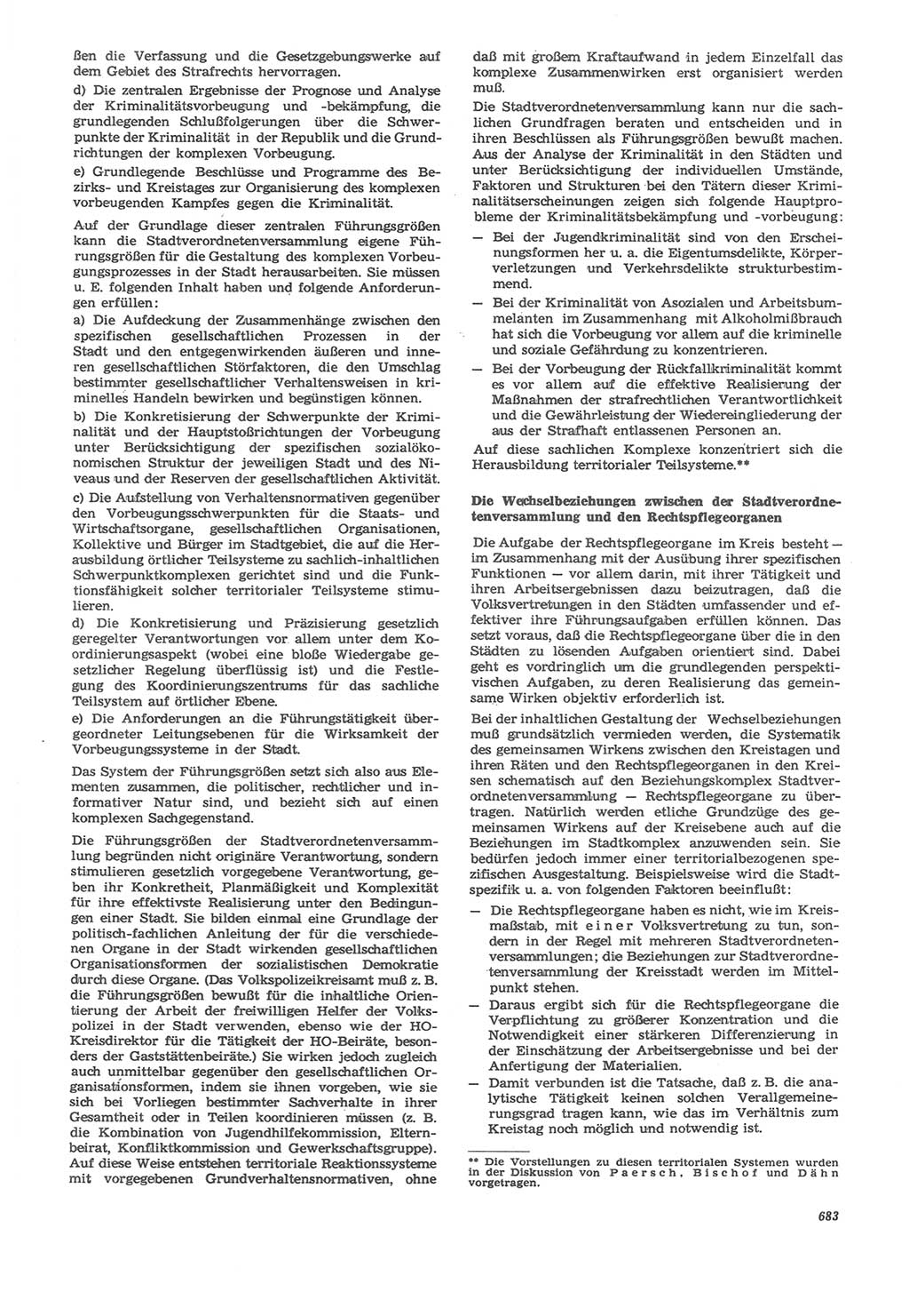 Neue Justiz (NJ), Zeitschrift für Recht und Rechtswissenschaft [Deutsche Demokratische Republik (DDR)], 22. Jahrgang 1968, Seite 683 (NJ DDR 1968, S. 683)