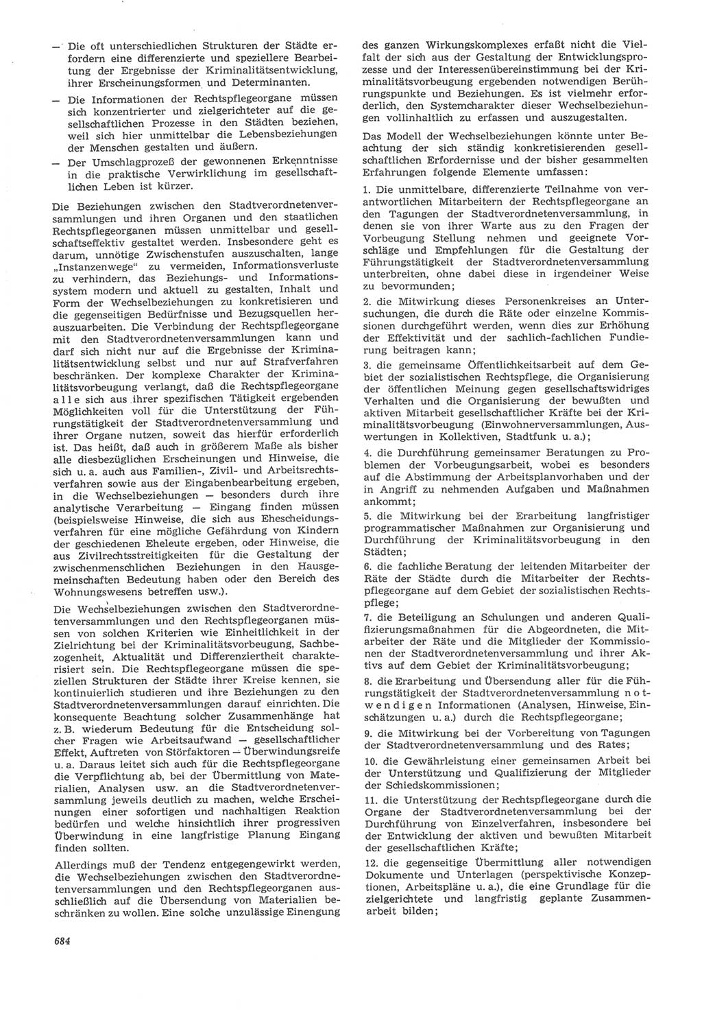 Neue Justiz (NJ), Zeitschrift für Recht und Rechtswissenschaft [Deutsche Demokratische Republik (DDR)], 22. Jahrgang 1968, Seite 684 (NJ DDR 1968, S. 684)