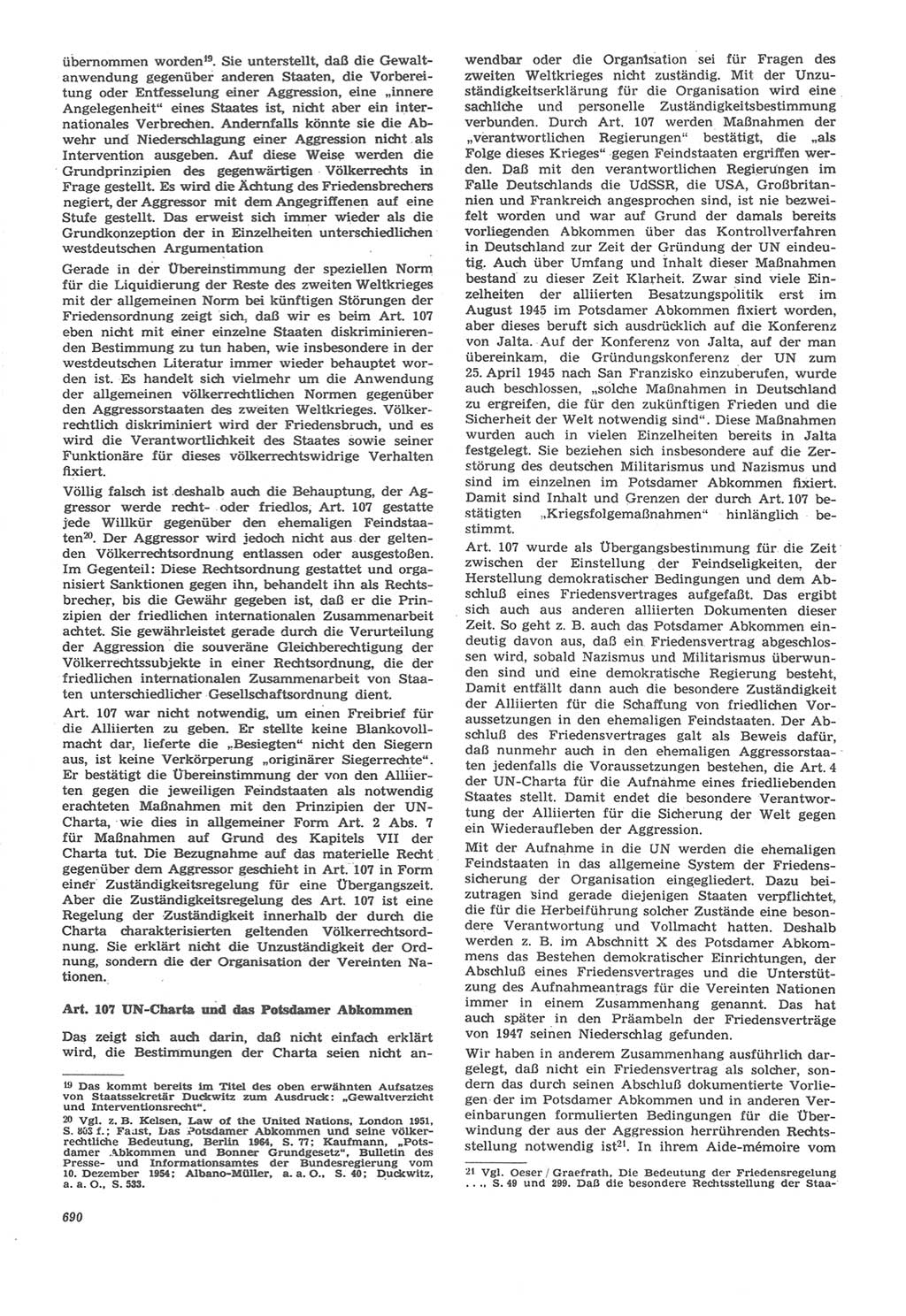 Neue Justiz (NJ), Zeitschrift für Recht und Rechtswissenschaft [Deutsche Demokratische Republik (DDR)], 22. Jahrgang 1968, Seite 690 (NJ DDR 1968, S. 690)