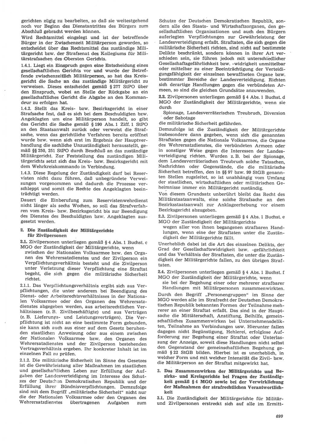 Neue Justiz (NJ), Zeitschrift für Recht und Rechtswissenschaft [Deutsche Demokratische Republik (DDR)], 22. Jahrgang 1968, Seite 699 (NJ DDR 1968, S. 699)
