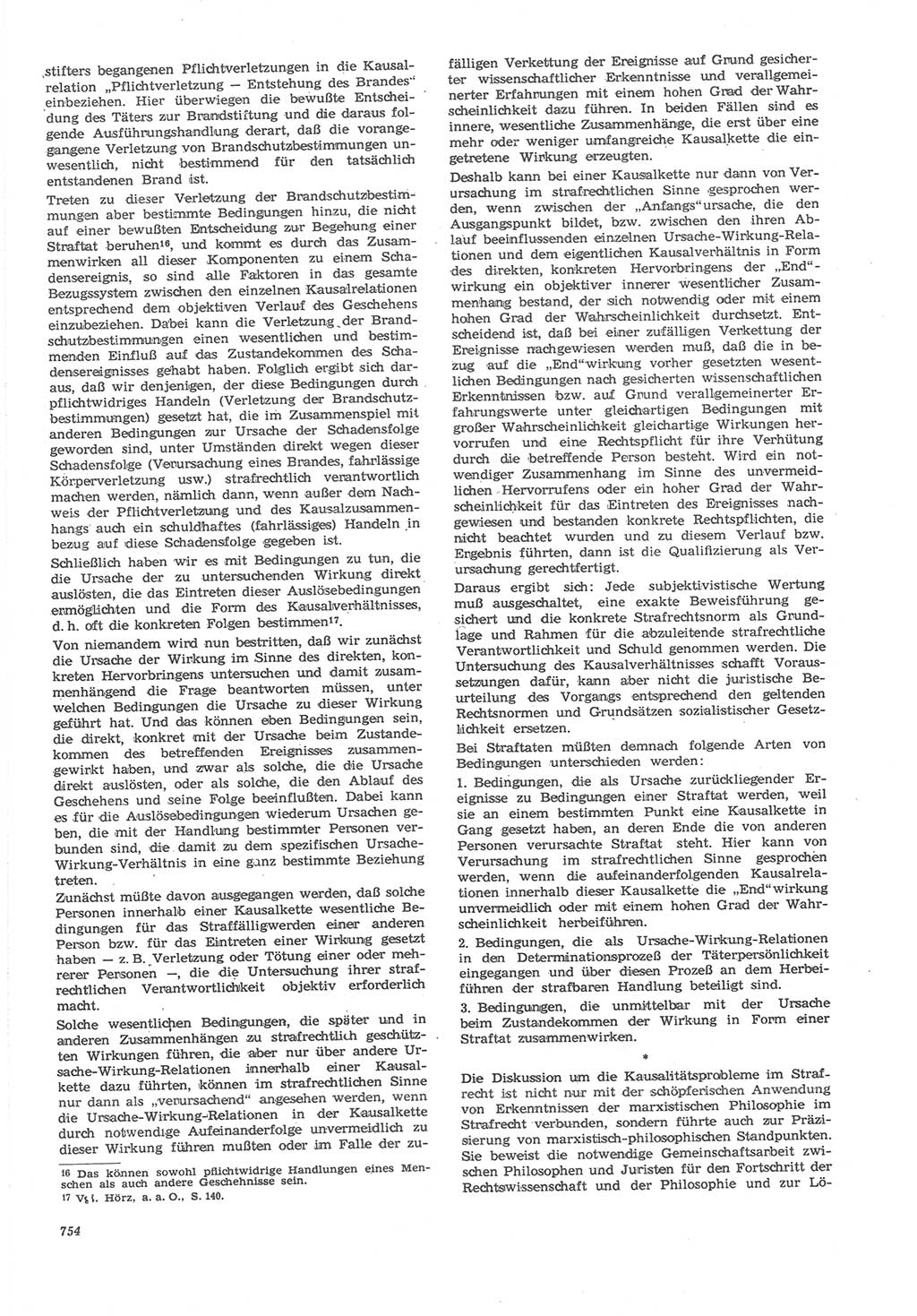 Neue Justiz (NJ), Zeitschrift für Recht und Rechtswissenschaft [Deutsche Demokratische Republik (DDR)], 22. Jahrgang 1968, Seite 754 (NJ DDR 1968, S. 754)