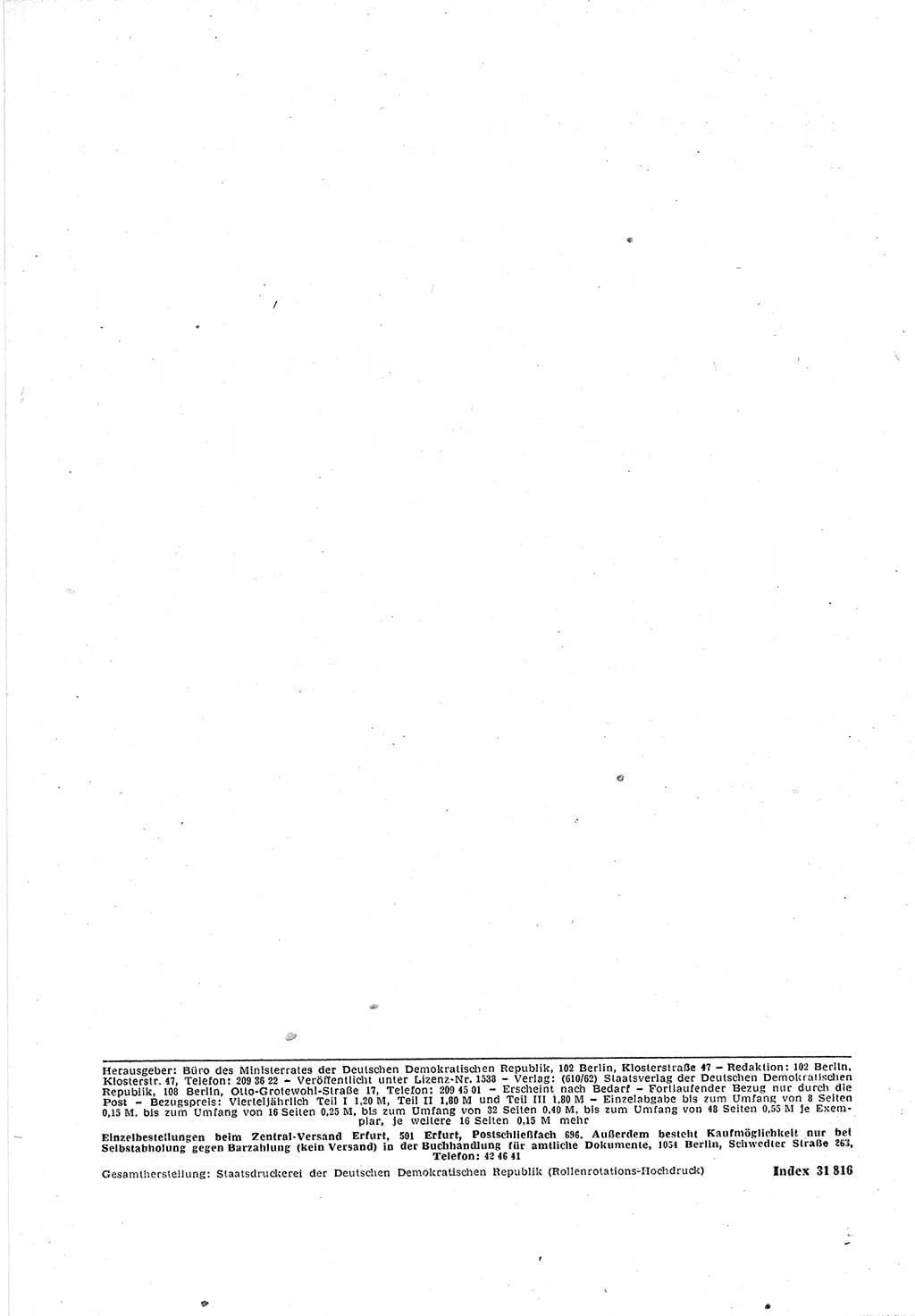 Gesetzblatt (GBl.) der Deutschen Demokratischen Republik (DDR) Teil Ⅰ 1969, Seite 48 (GBl. DDR Ⅰ 1969, S. 48)