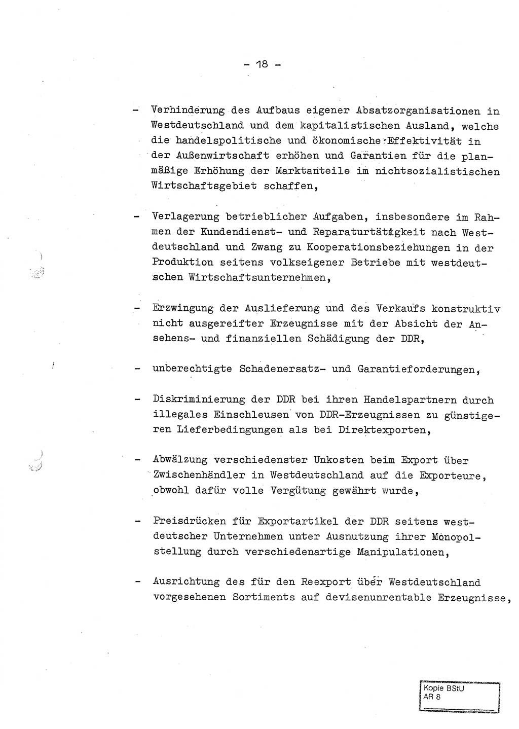 Jahresbericht der Hauptabteilung (HA) Ⅸ 1969 des Ministeriums für Staatssicherheit (MfS) der Deutschen Demokratischen Republik (DDR), Berlin 1970, Seite 18 (J.-Ber. MfS DDR HA Ⅸ /69 1970, S. 18)