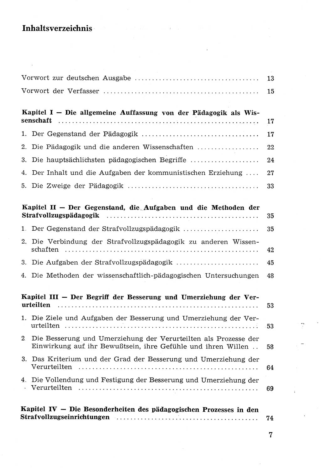 Lehrbuch der Strafvollzugspädagogik [Deutsche Demokratische Republik (DDR)] 1969, Seite 7 (Lb. SV-Pd. DDR 1969, S. 7)