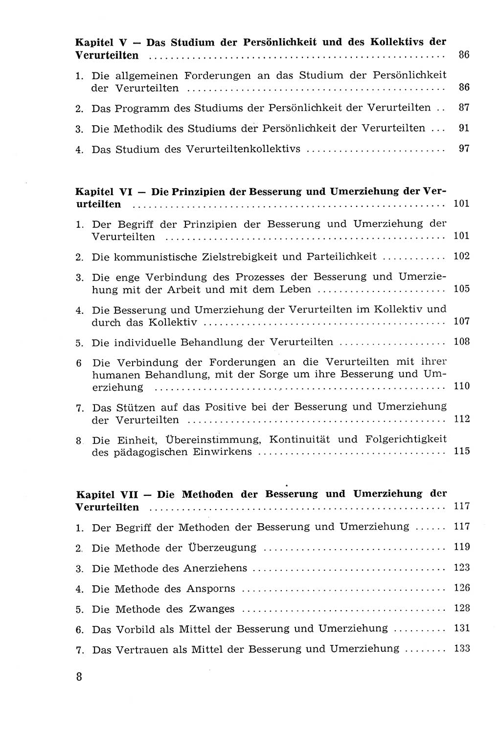 Lehrbuch der Strafvollzugspädagogik [Deutsche Demokratische Republik (DDR)] 1969, Seite 8 (Lb. SV-Pd. DDR 1969, S. 8)
