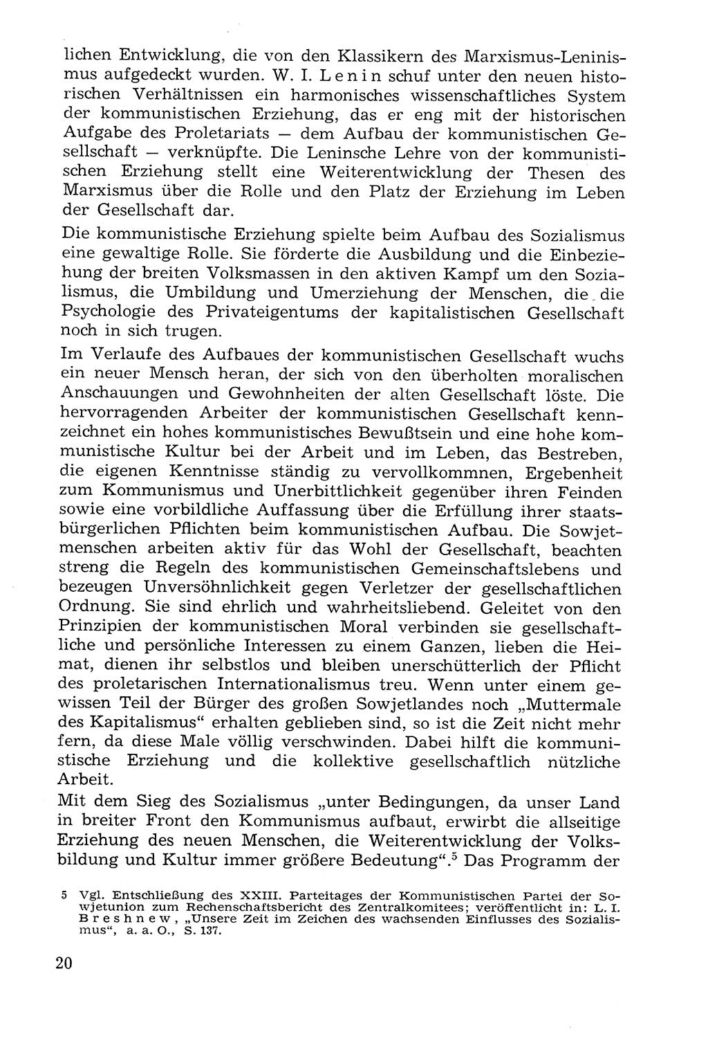 Lehrbuch der Strafvollzugspädagogik [Deutsche Demokratische Republik (DDR)] 1969, Seite 20 (Lb. SV-Pd. DDR 1969, S. 20)
