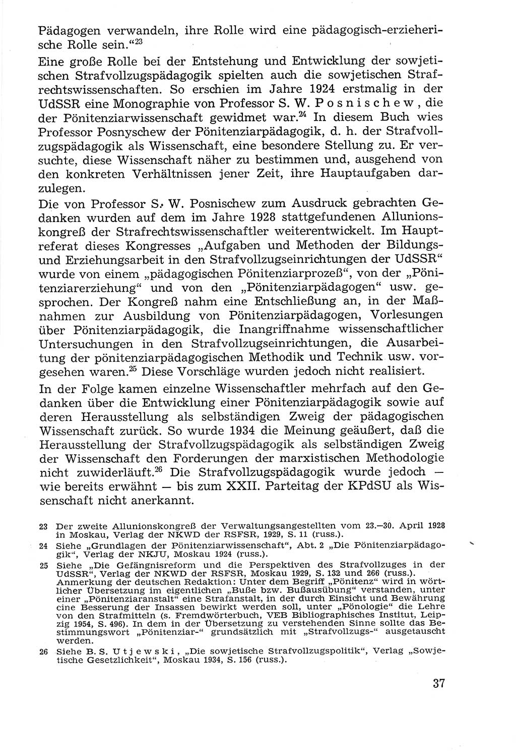 Lehrbuch der Strafvollzugspädagogik [Deutsche Demokratische Republik (DDR)] 1969, Seite 37 (Lb. SV-Pd. DDR 1969, S. 37)