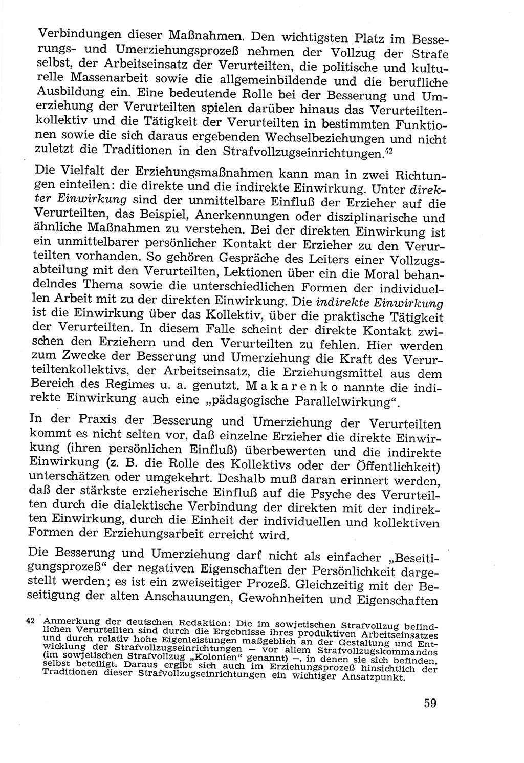 Lehrbuch der Strafvollzugspädagogik [Deutsche Demokratische Republik (DDR)] 1969, Seite 59 (Lb. SV-Pd. DDR 1969, S. 59)