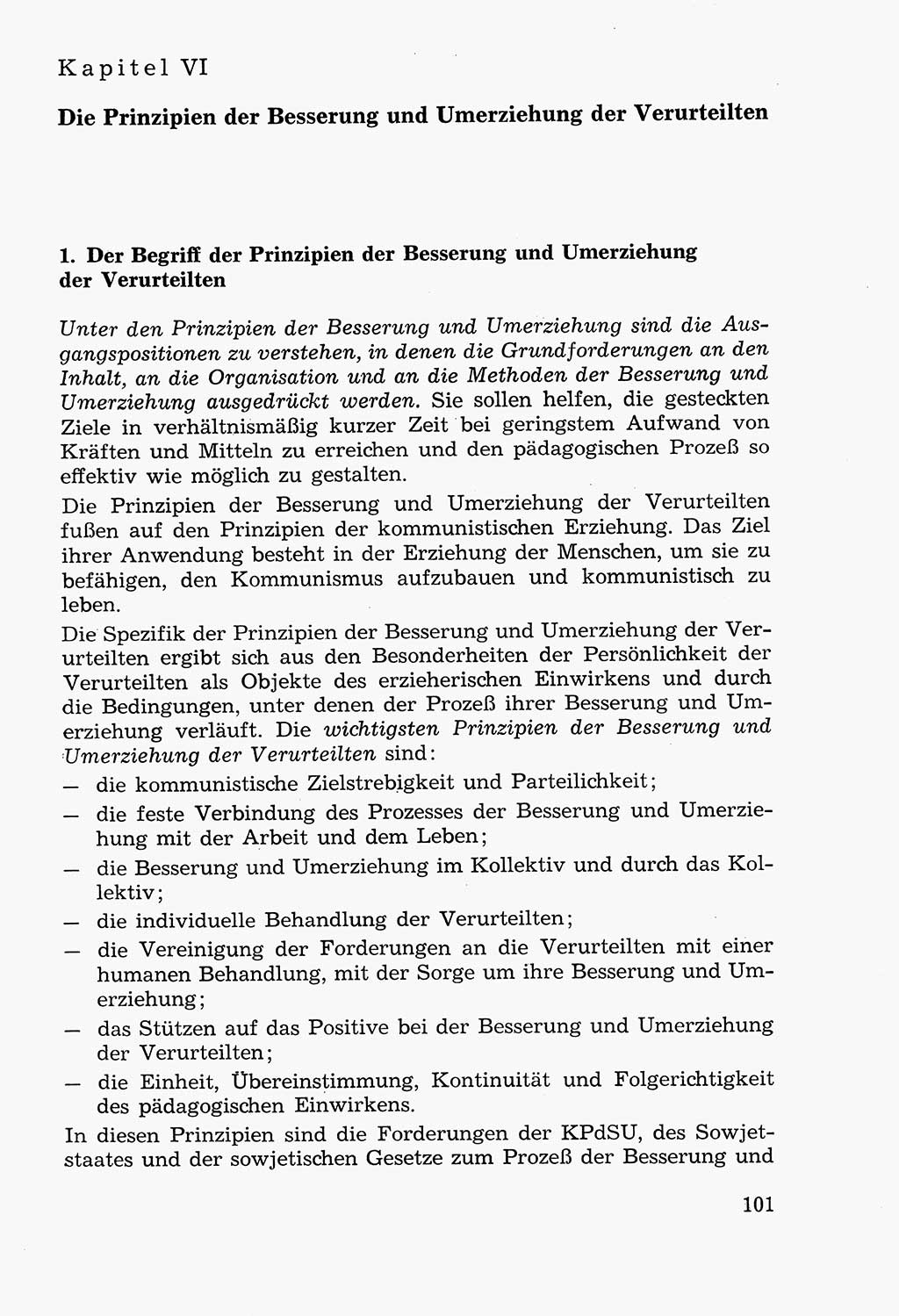 Lehrbuch der Strafvollzugspädagogik [Deutsche Demokratische Republik (DDR)] 1969, Seite 101 (Lb. SV-Pd. DDR 1969, S. 101)