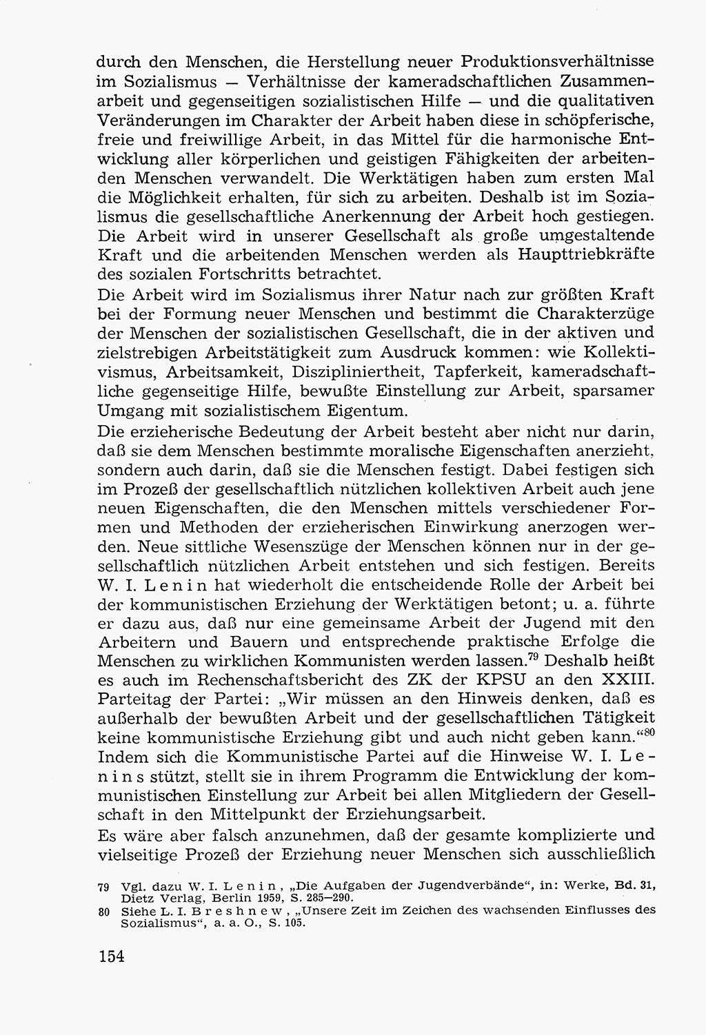 Lehrbuch der Strafvollzugspädagogik [Deutsche Demokratische Republik (DDR)] 1969, Seite 154 (Lb. SV-Pd. DDR 1969, S. 154)