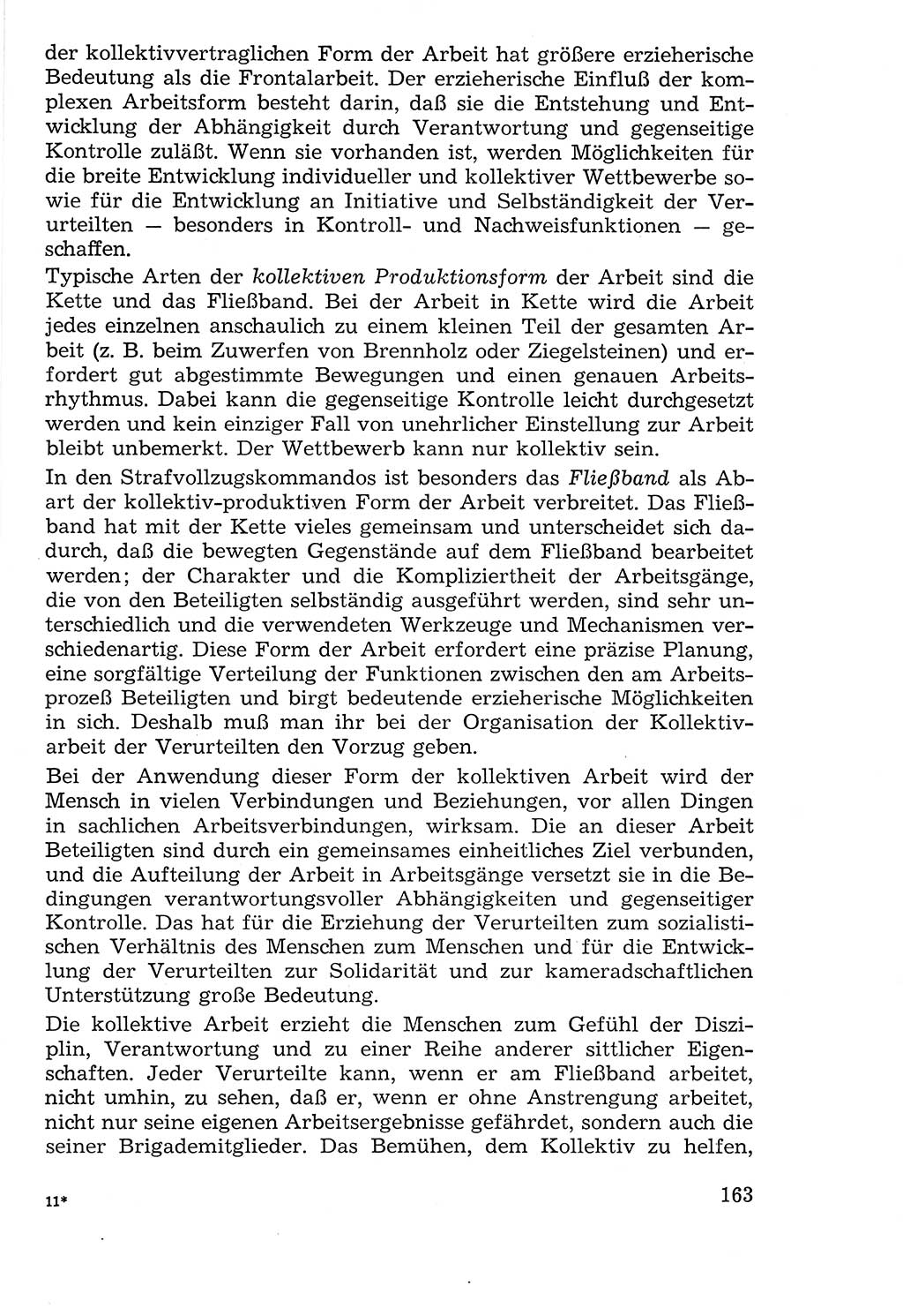 Lehrbuch der Strafvollzugspädagogik [Deutsche Demokratische Republik (DDR)] 1969, Seite 163 (Lb. SV-Pd. DDR 1969, S. 163)