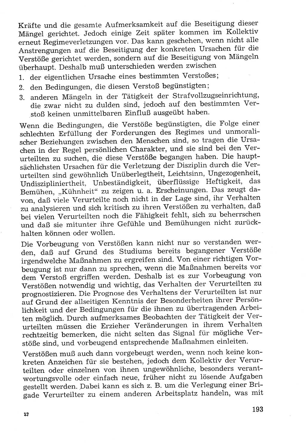 Lehrbuch der Strafvollzugspädagogik [Deutsche Demokratische Republik (DDR)] 1969, Seite 193 (Lb. SV-Pd. DDR 1969, S. 193)