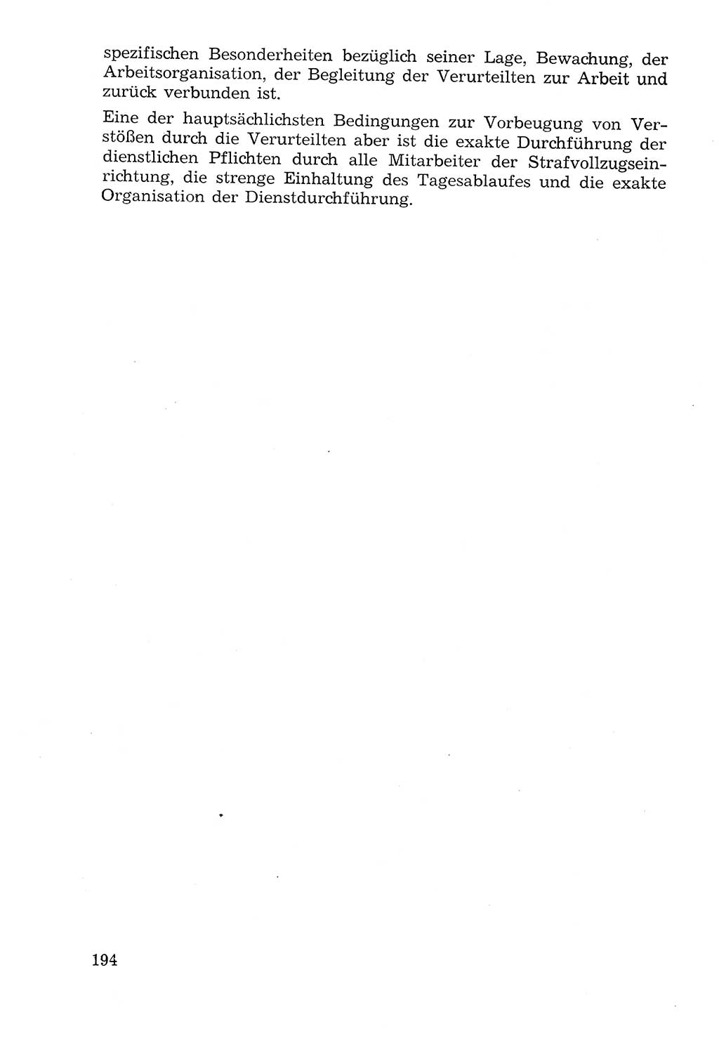 Lehrbuch der Strafvollzugspädagogik [Deutsche Demokratische Republik (DDR)] 1969, Seite 194 (Lb. SV-Pd. DDR 1969, S. 194)