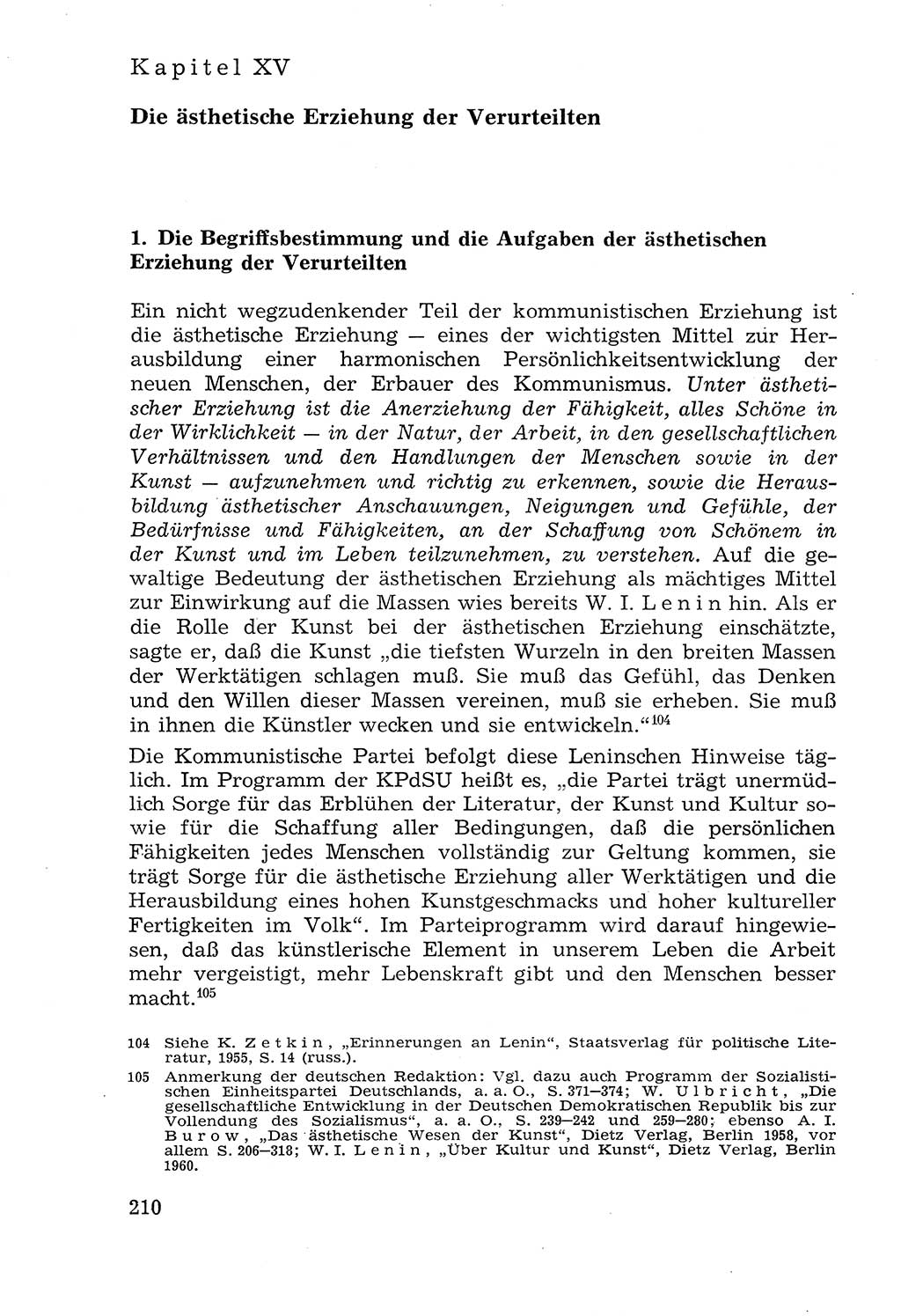 Lehrbuch der Strafvollzugspädagogik [Deutsche Demokratische Republik (DDR)] 1969, Seite 210 (Lb. SV-Pd. DDR 1969, S. 210)