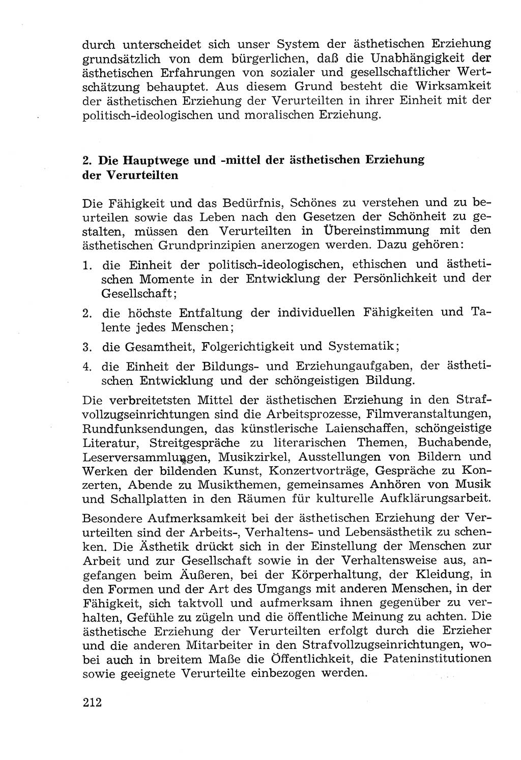 Lehrbuch der StrafvollzugspÃ¤dagogik [Deutsche Demokratische Republik (DDR)] 1969, Seite 212 (Lb. SV-Pd. DDR 1969, S. 212)