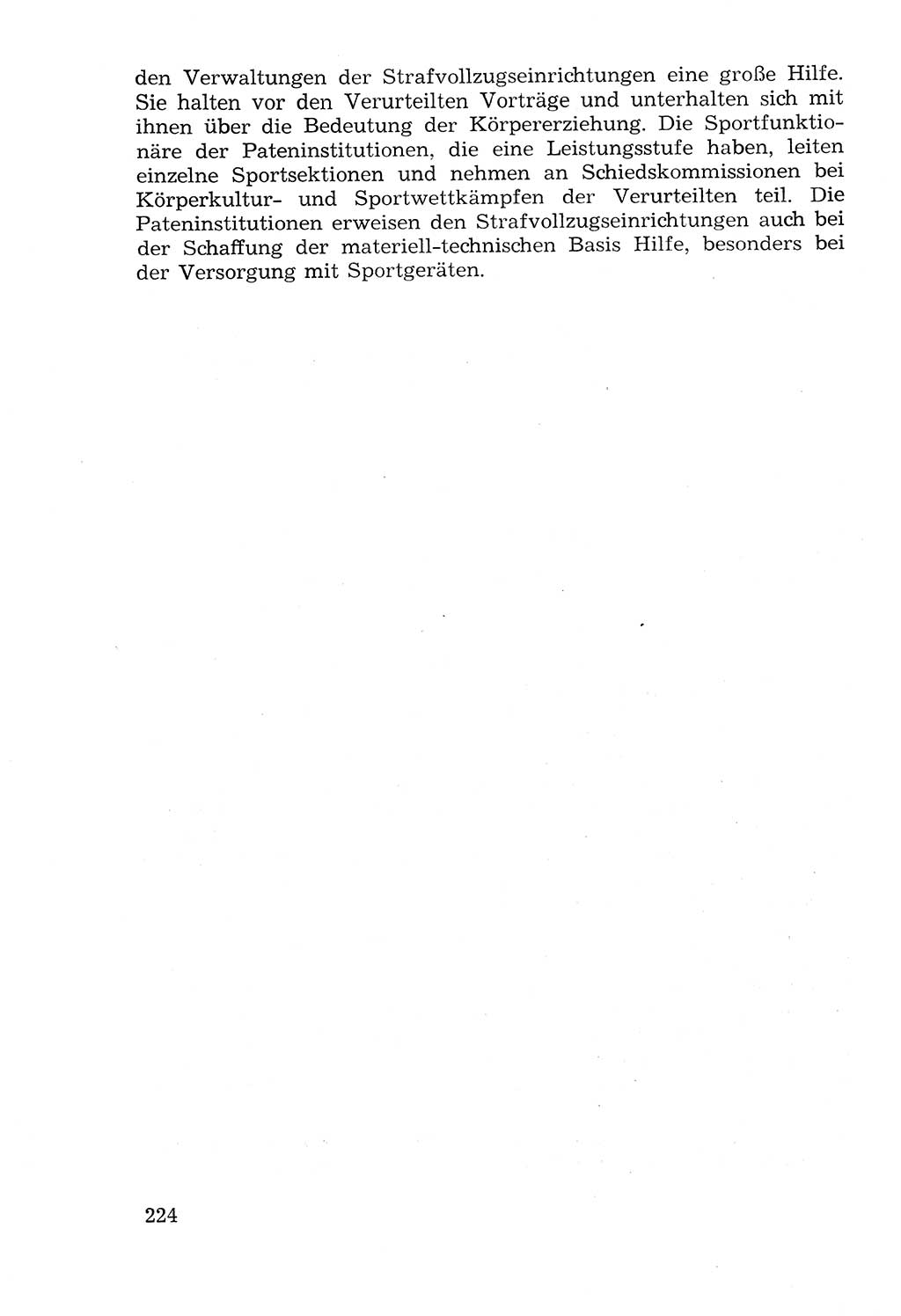 Lehrbuch der Strafvollzugspädagogik [Deutsche Demokratische Republik (DDR)] 1969, Seite 224 (Lb. SV-Pd. DDR 1969, S. 224)