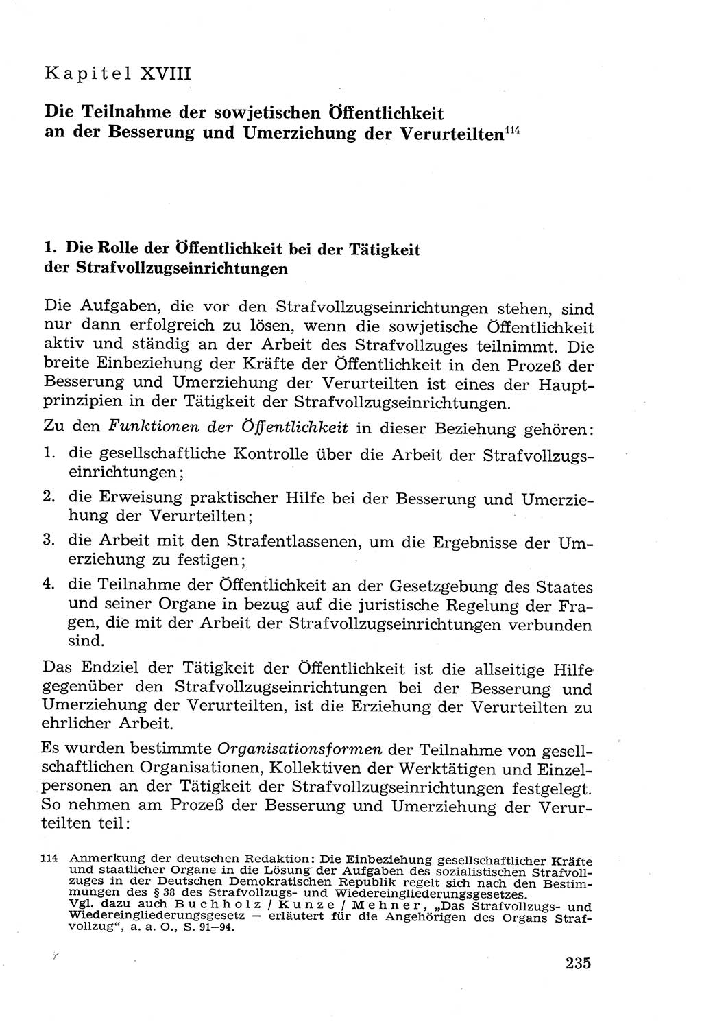 Lehrbuch der Strafvollzugspädagogik [Deutsche Demokratische Republik (DDR)] 1969, Seite 235 (Lb. SV-Pd. DDR 1969, S. 235)