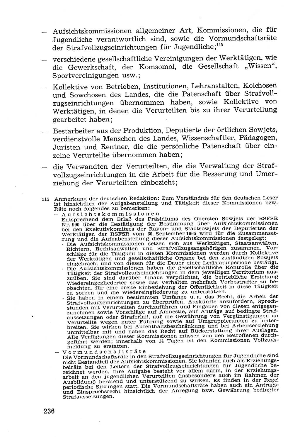 Lehrbuch der Strafvollzugspädagogik [Deutsche Demokratische Republik (DDR)] 1969, Seite 236 (Lb. SV-Pd. DDR 1969, S. 236)