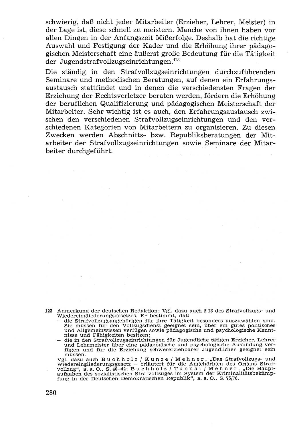 Lehrbuch der Strafvollzugspädagogik [Deutsche Demokratische Republik (DDR)] 1969, Seite 280 (Lb. SV-Pd. DDR 1969, S. 280)