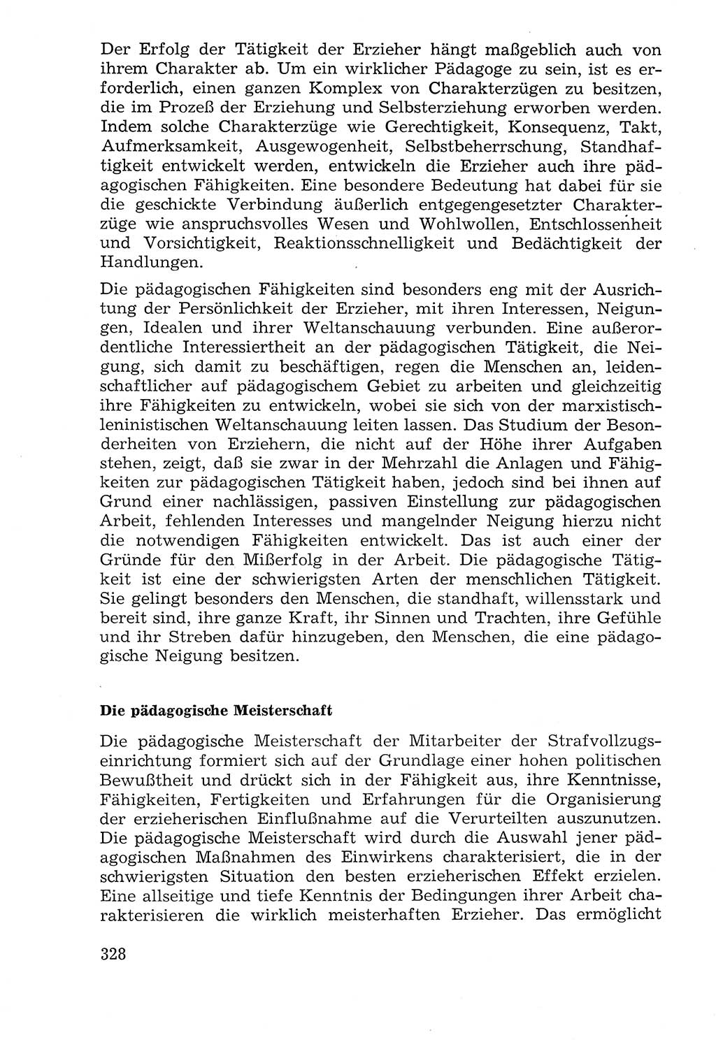 Lehrbuch der Strafvollzugspädagogik [Deutsche Demokratische Republik (DDR)] 1969, Seite 328 (Lb. SV-Pd. DDR 1969, S. 328)