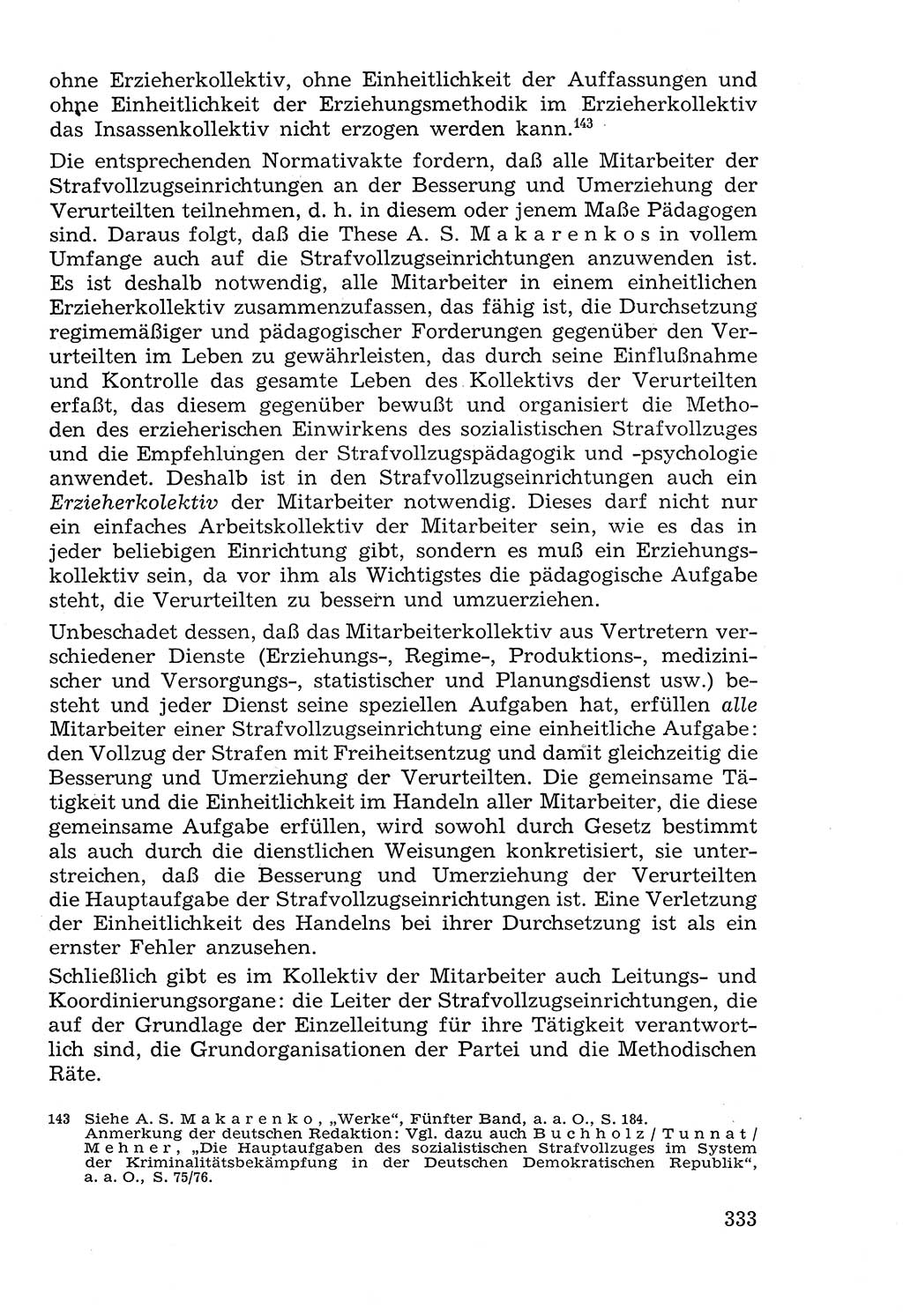 Lehrbuch der Strafvollzugspädagogik [Deutsche Demokratische Republik (DDR)] 1969, Seite 333 (Lb. SV-Pd. DDR 1969, S. 333)
