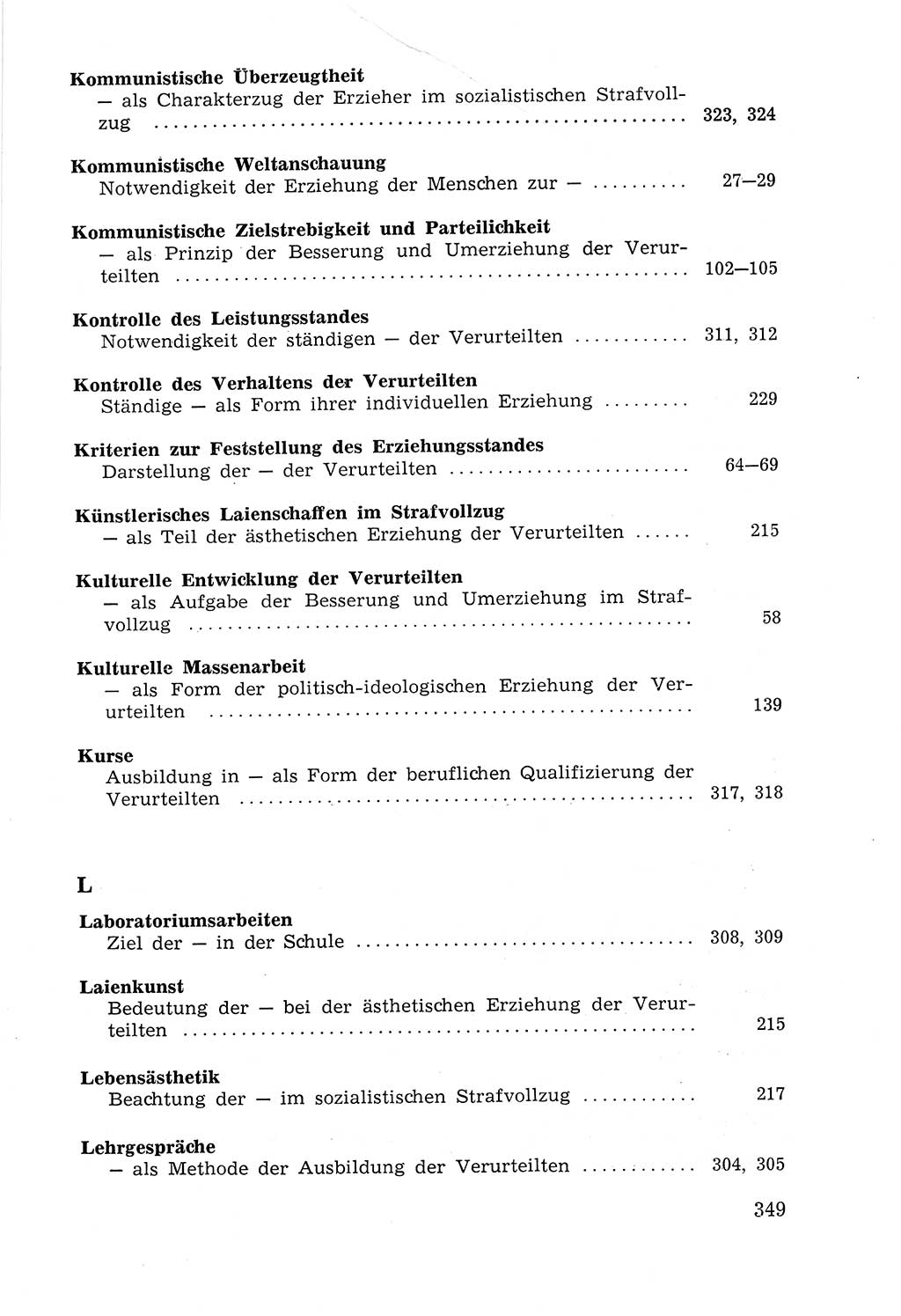 Lehrbuch der Strafvollzugspädagogik [Deutsche Demokratische Republik (DDR)] 1969, Seite 349 (Lb. SV-Pd. DDR 1969, S. 349)